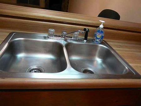 The kitchen sink.