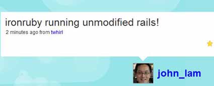 IronRuby runs unmodified Rails