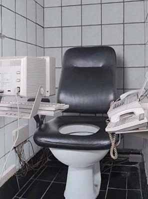 A multitasking toilet.